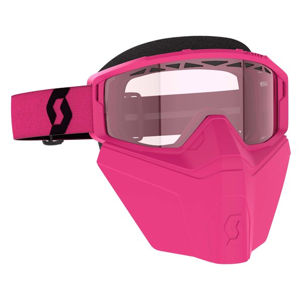 Scott Goggle Primal Safari Facemask Pink/Black - Rose Lens