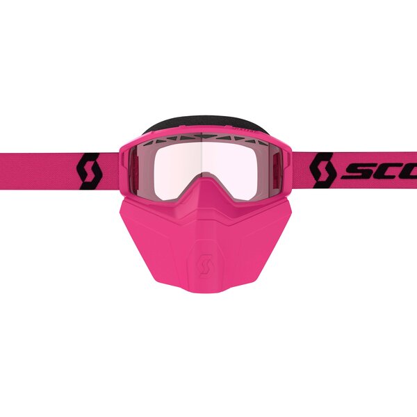 Scott Goggle Primal Safari Facemask Pink/Black - Rose Lens