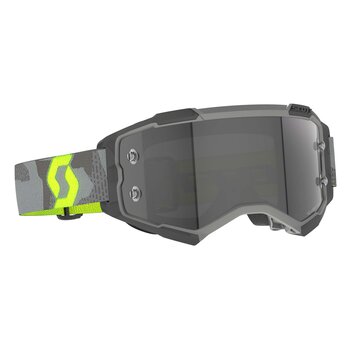 Scott Goggle Fury Ls Light Grey/Neon Yellow Light Sensitive Grey Works