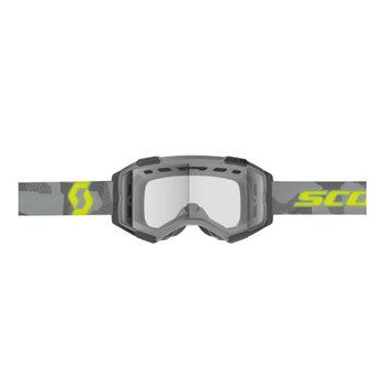 Scott Goggle Fury Enduro Lt Grey/ Yellow Clear