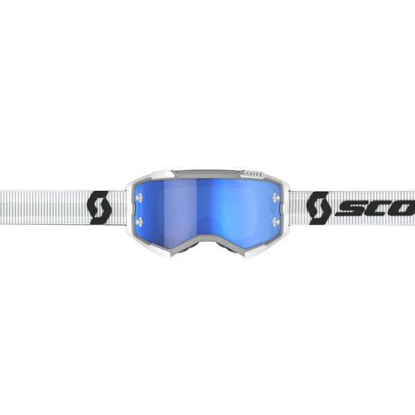 Scott Goggle Fury White Blue Chrome Works