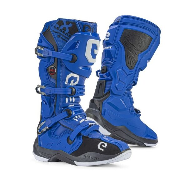 Eleveit X Legend MX Boots Blue