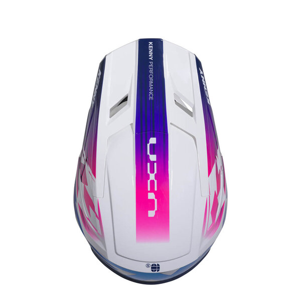 Performance Helmet Gradient ( White / Pink / Blue )