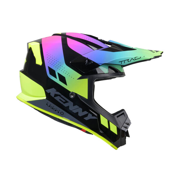 Track Helmet Graphic Neon