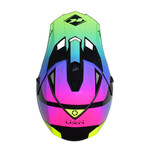 Track Helmet Graphic Neon
