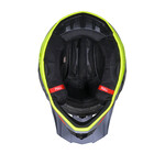 Track Helmet Graphic Grey Orange