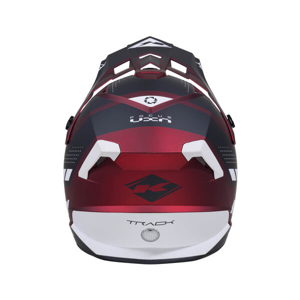 Track Helmet Graphic Candy Red Matt