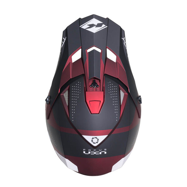 Track Helmet Graphic Candy Red Matt