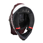 Track Helmet Graphic Candy Red Matt