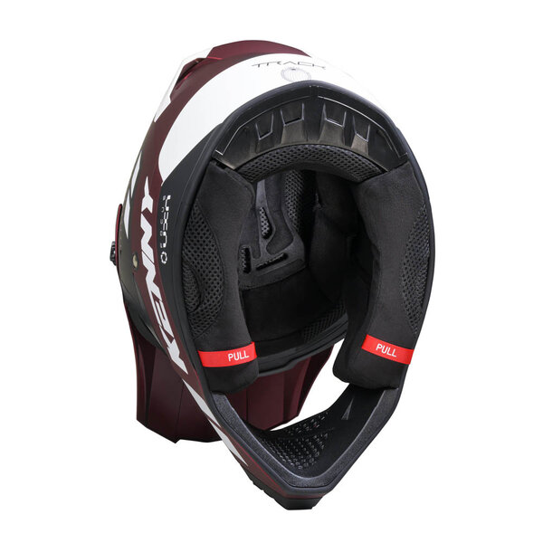 Track Helmet Graphic Candy Red Matt