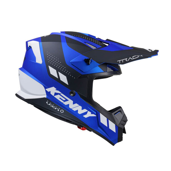 Track Helmet Graphic Candy Blue Matt