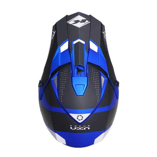 Track Helmet Graphic Candy Blue Matt