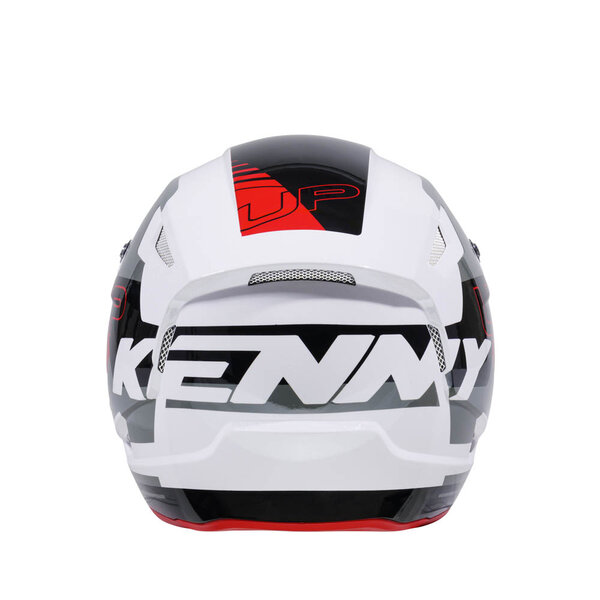 Trial Up Helmet Graphic White Red