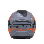 Trial Up Helmet Graphic Orange Grey Matt