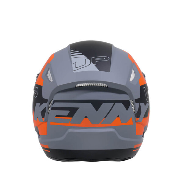 Trial Up Helmet Graphic Orange Grey Matt