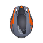 Trial Up Helmet Graphic Orange Grey Matt