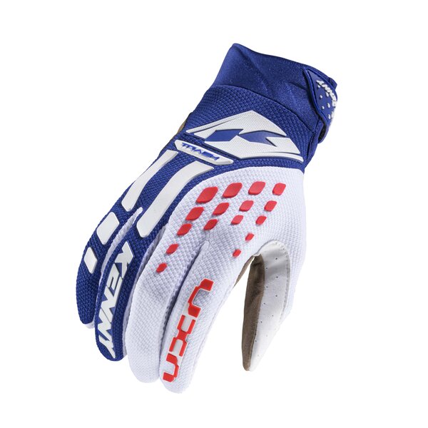 Track Gloves Navy red