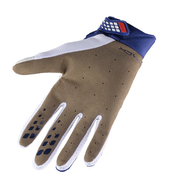 Track Gloves Navy red