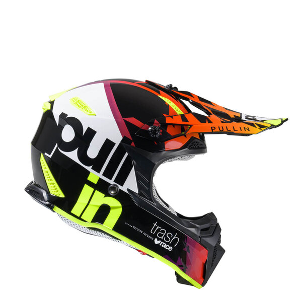 Pull In Helmet For Adult Trash Neon