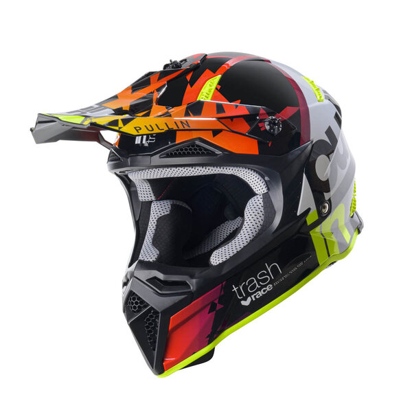 Pull In Helmet For Adult Trash Neon