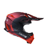 Pull In Helmet For Kid Master Red Matt