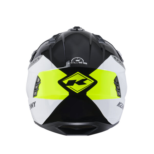 Kenny Miles Helm Black Neon Yellow