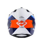 Kenny Miles Helm White Blue Red