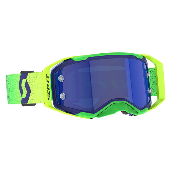 Scott Goggle Prospect 2.0 AMP Chrome Midnight Purple/Safety Yellow Blue Chrome Works