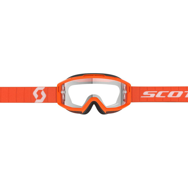 Scott Goggle Split OTG Orange Clear Works (Speciaal Voor Brildragers)