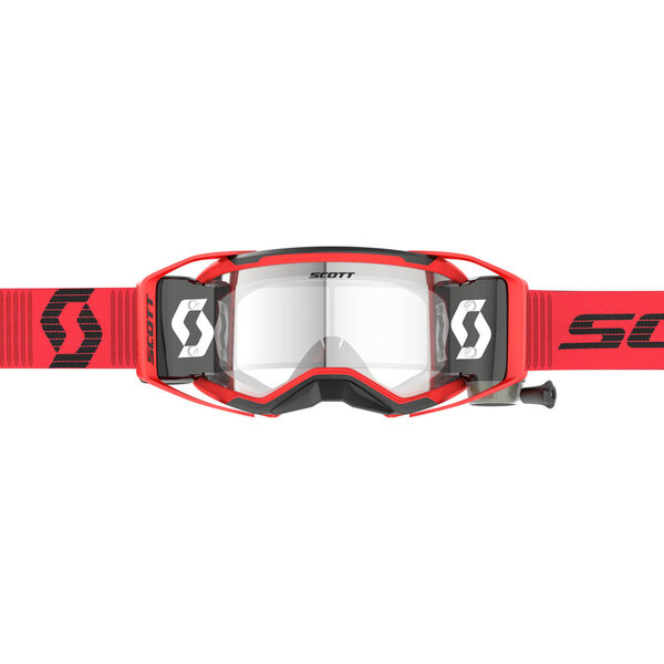 Scott Goggle Prospect 2.0 WFS Red/Black Clear Works ( 50 mm Roll Off )