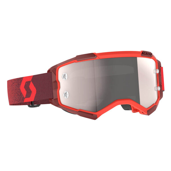 Scott Goggle Fury Red Silver Chrome Works