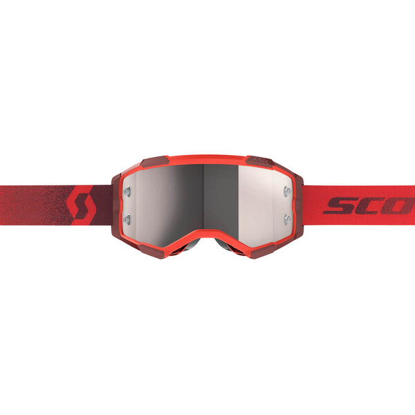 Scott Goggle Fury Red Silver Chrome Works