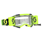 Scott Goggle Fury WFS Neon Yellow Clear Works ( 50 mm Roll Off ))