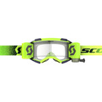 Scott Goggle Fury WFS Neon Yellow Clear Works ( 50 mm Roll Off ))