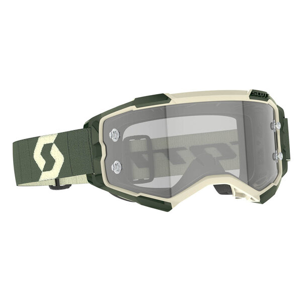 Scott Goggle Fury LS Kaki Green Light Sensitive Grey Works