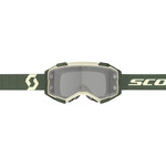 Scott Goggle Fury LS Kaki Green Light Sensitive Grey Works