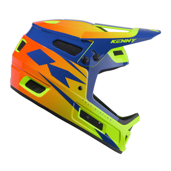 Elite BMX Helmet Navy Neon Yellow