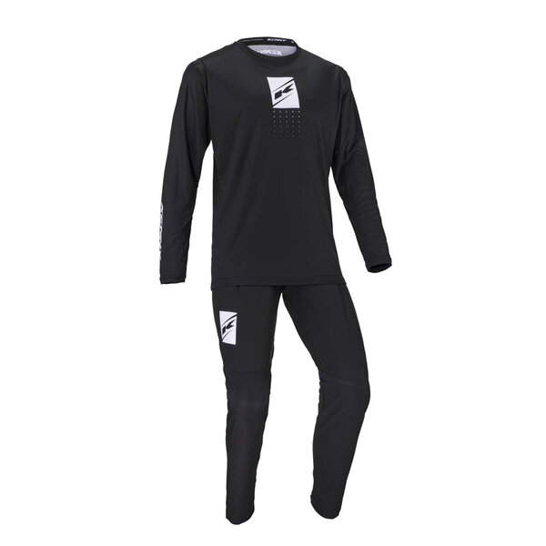 BMX Elite Jersey for Kid Solid Black