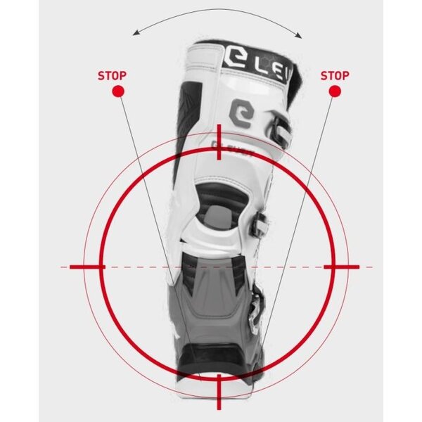 Eleveit X Legend EVO MX Boots White Red