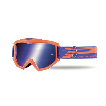 Progrip Goggle Atzaki 3201 Orange Fluo / Blue Chrome Lens / AntiScratch