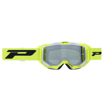 Progrip Goggle Vista 3303 Yellow Fluo White / Silver Chrome Lens / NoFog-AntiScratch