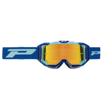 Progrip Goggle Vista 3303 Blue Turquoise / Orange Chrome Lens / NoFog-AntiScratch