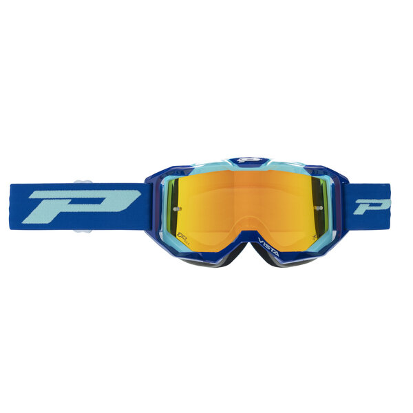 Progrip Goggle Vista 3303 Blue Turquoise / Orange Chrome Lens / NoFog-AntiScratch