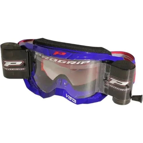 Progrip Goggle Vista 3303 Blue + XXL Roll Off 50mm / Clear Lens / NoFog-AntiScratch