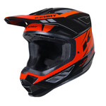 Titanium Graphic Helmet  Black Orange Gradient