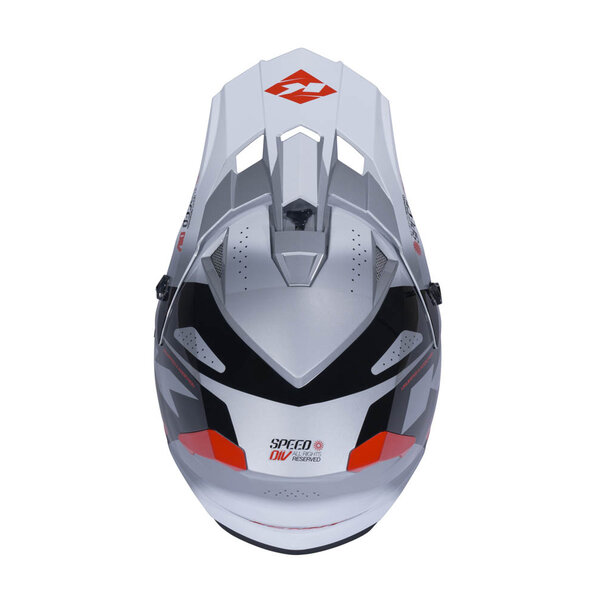 Track Helmet Graphic  Speed Black Red