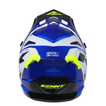Track Helmet Graphic  Speed Neon Blue