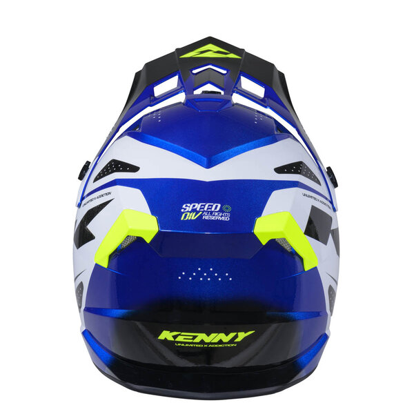 Track Helmet Graphic  Speed Neon Blue
