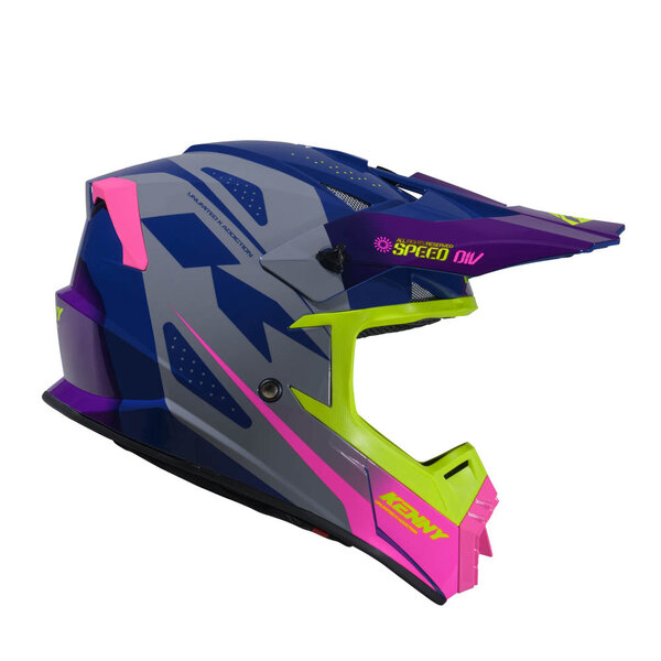 Track Helmet Graphic  Speed Purple Pink