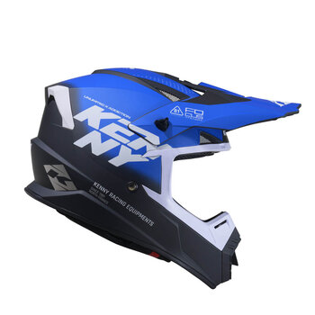 Track Helmet Graphic  Focus Blue